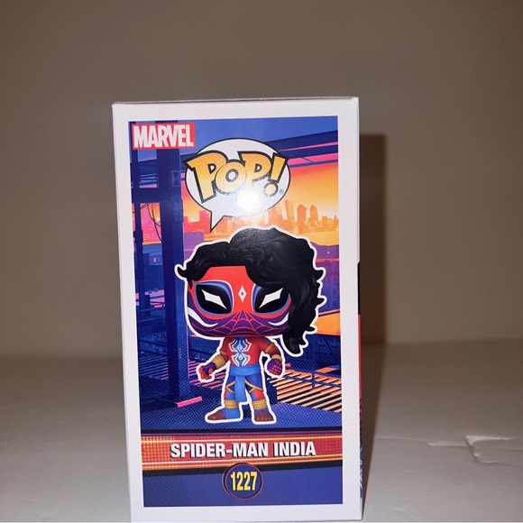 Funko pop! Marvel Spider-Man India  bobble head Exclusive NIB - Picture 4 of 7